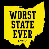 Worst State Ever Ohio Cooling Performance Crew T-Shirt