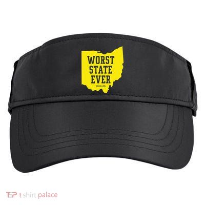 Worst State Ever Ohio Adult Drive Performance Visor