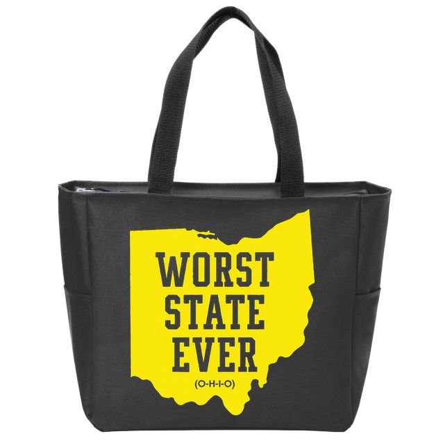 Worst State Ever Ohio Zip Tote Bag