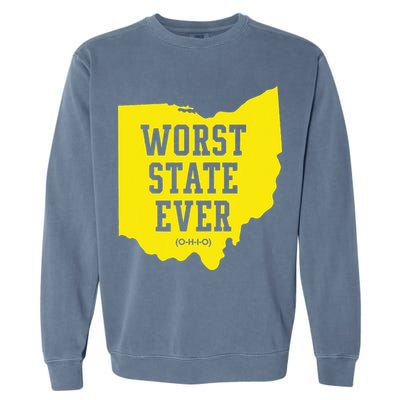 Worst State Ever Ohio Garment-Dyed Sweatshirt