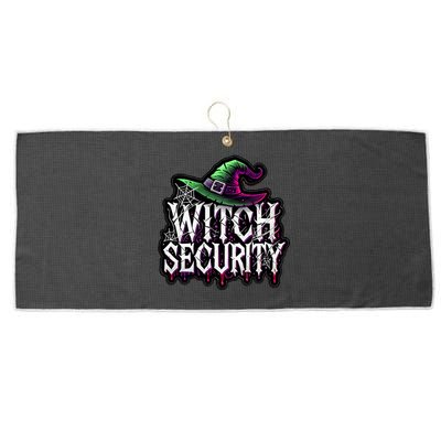 Witch Security Easy Husband Of Witches Costume Fun Boyfriend Large Microfiber Waffle Golf Towel