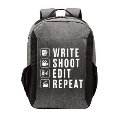 Write Shoot Edit Repeat Filmmaker Movie Director Filmmaking Vector Backpack