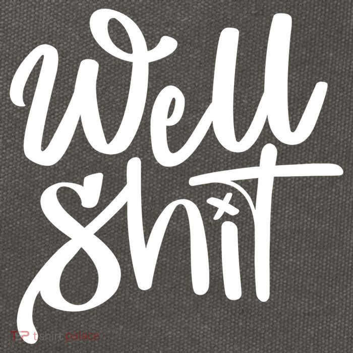 Well Shit Funny Meme Cotton Canvas Backpack