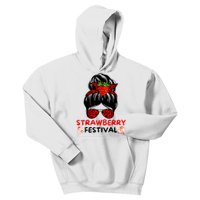 Womens Strawberry Festival Fruit Lover Mom Cute Kids Hoodie