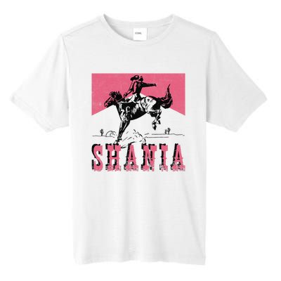 Western Shania First Name Punchy Cowboy Cowgirl Rodeo Style Tall Fusion ChromaSoft Performance T-Shirt