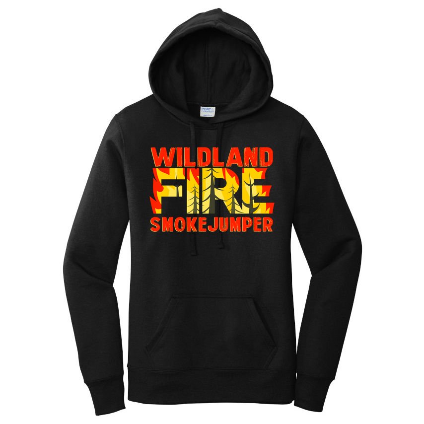 Wildland Smokejumper Fire Rescue Departt Firefighters Meaningful Gift Women's Pullover Hoodie