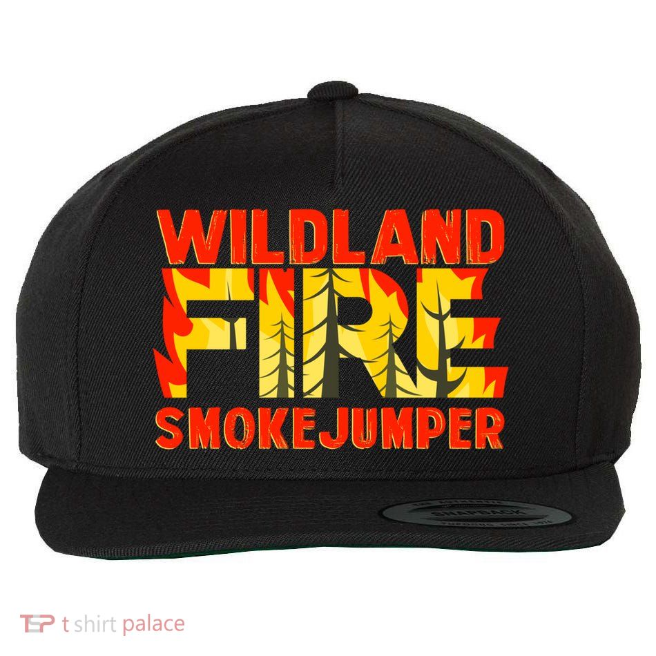 Wildland Smokejumper Fire Rescue Departt Firefighters Meaningful Gift Wool Snapback Cap