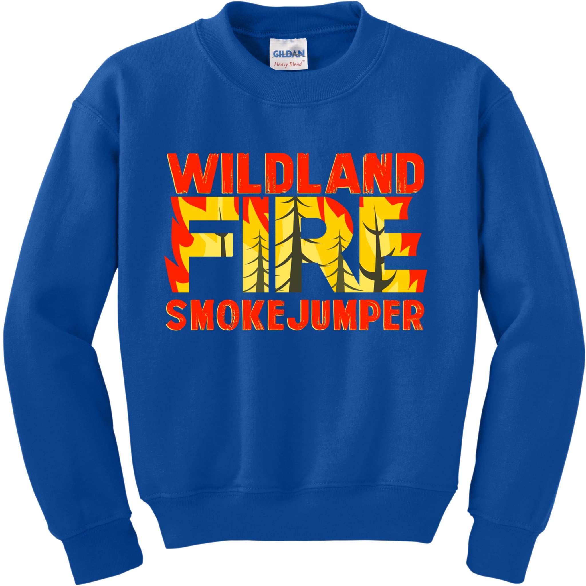 Wildland Smokejumper Fire Rescue Departt Firefighters Meaningful Gift Kids Sweatshirt
