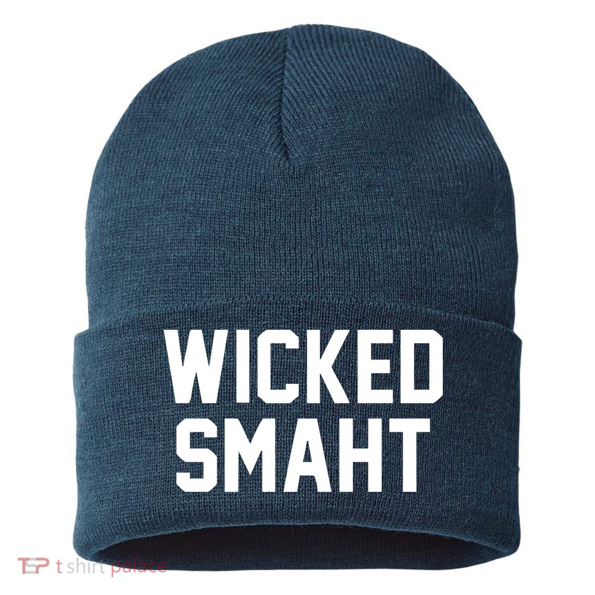 Wicked Smaht Funny Sustainable Knit Beanie