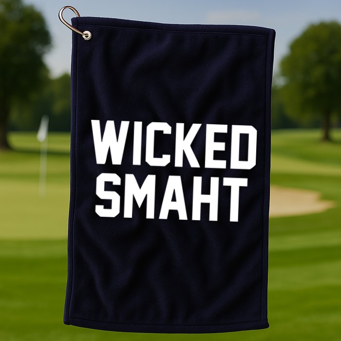 Wicked Smaht Funny Golf Towel