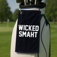 Wicked Smaht Funny Golf Towel