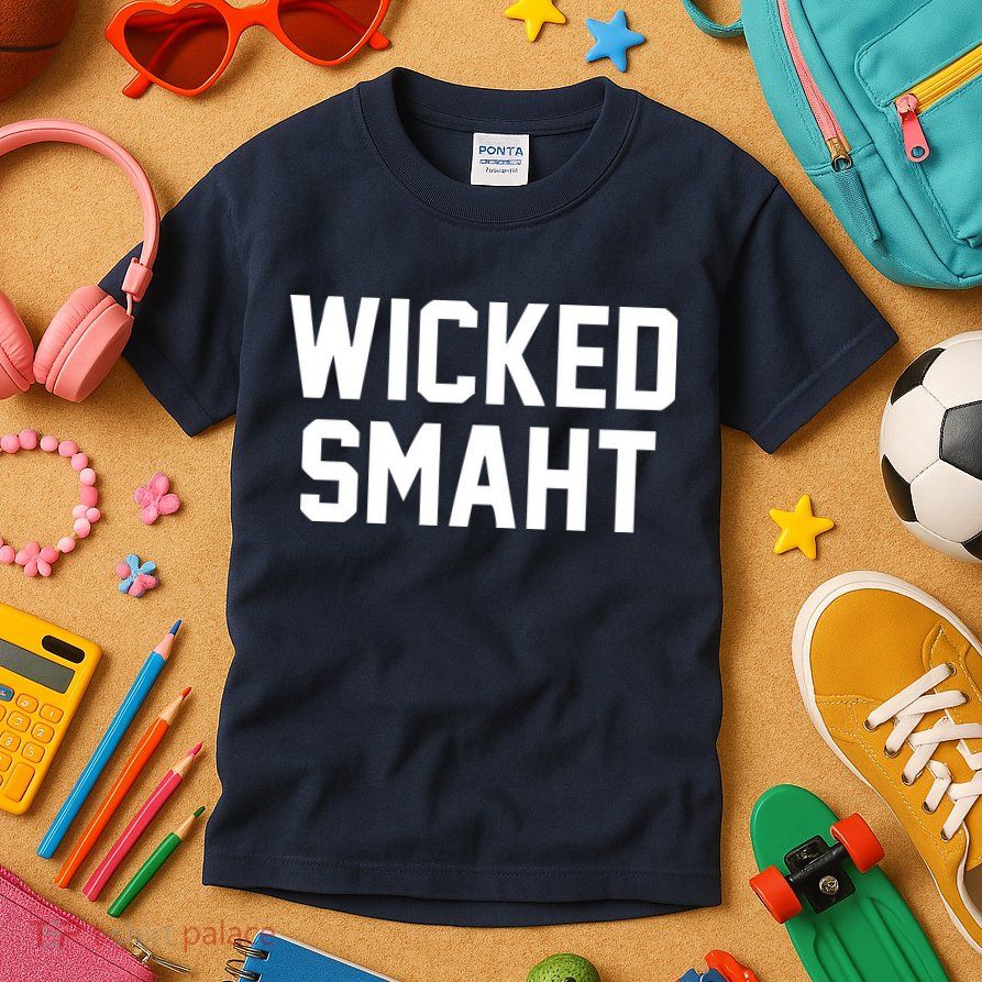 Wicked Smaht Funny Kids T-Shirt