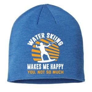 Water Skiing Funny Gift Sarcastic Water Skier Water Ski Lover Meaningful Gift Sustainable Beanie