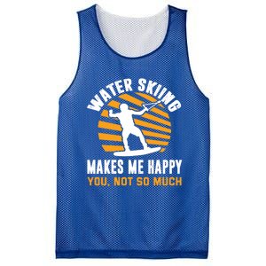 Water Skiing Funny Gift Sarcastic Water Skier Water Ski Lover Meaningful Gift Mesh Reversible Basketball Jersey Tank