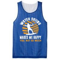 Water Skiing Funny Gift Sarcastic Water Skier Water Ski Lover Meaningful Gift Mesh Reversible Basketball Jersey Tank