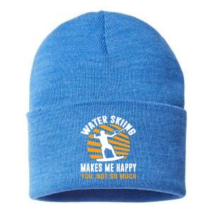 Water Skiing Funny Gift Sarcastic Water Skier Water Ski Lover Meaningful Gift Sustainable Knit Beanie