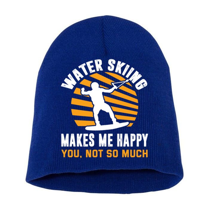 Water Skiing Funny Gift Sarcastic Water Skier Water Ski Lover Meaningful Gift Short Acrylic Beanie