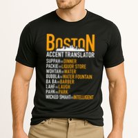 Wicke Smaht Funny Boston Accent Translator Performance Shirt