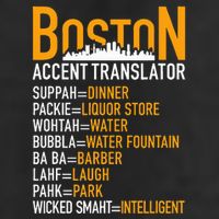 Wicke Smaht Funny Boston Accent Translator Golf Towel