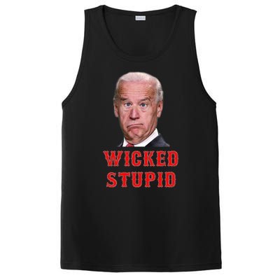 Wicked Stupid Funny Joe Biden Boston PosiCharge Competitor Tank