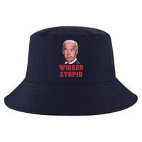 Wicked Stupid Funny Joe Biden Boston Cool Comfort Performance Bucket Hat