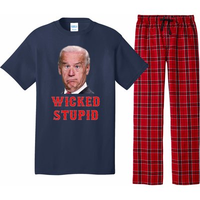 Wicked Stupid Funny Joe Biden Boston Pajama Set