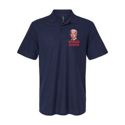 Wicked Stupid Funny Joe Biden Boston Polo