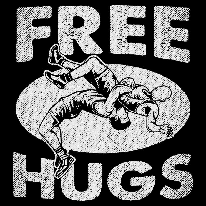 Wrestling Shirts  Funny Free Hugs Wrestling  Coach Tall T-Shirt