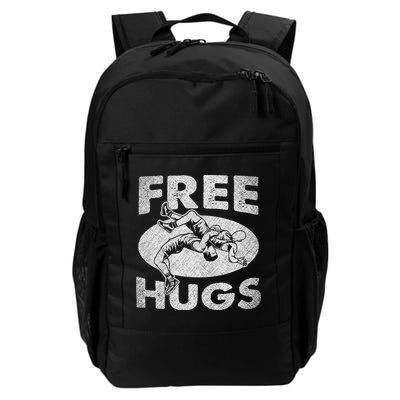 Wrestling Shirts  Funny Free Hugs Wrestling  Coach Backpack