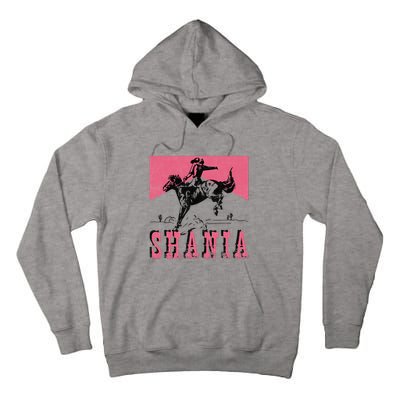 Western Shania First Name Punchy Cowboy Cowgirl Rodeo Style Tall Hoodie