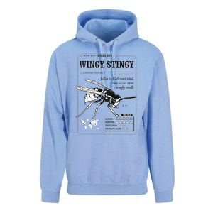 Wingy Stingy Funny Wasp print  Unisex Surf Hoodie