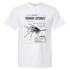 Wingy Stingy Funny Wasp print  Garment-Dyed Heavyweight T-Shirt