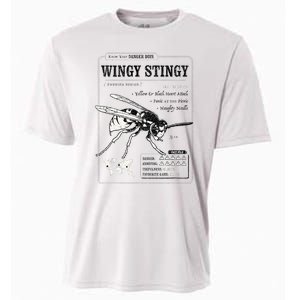 Wingy Stingy Funny Wasp print  Cooling Performance Crew T-Shirt