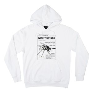 Wingy Stingy Funny Wasp print  Hoodie