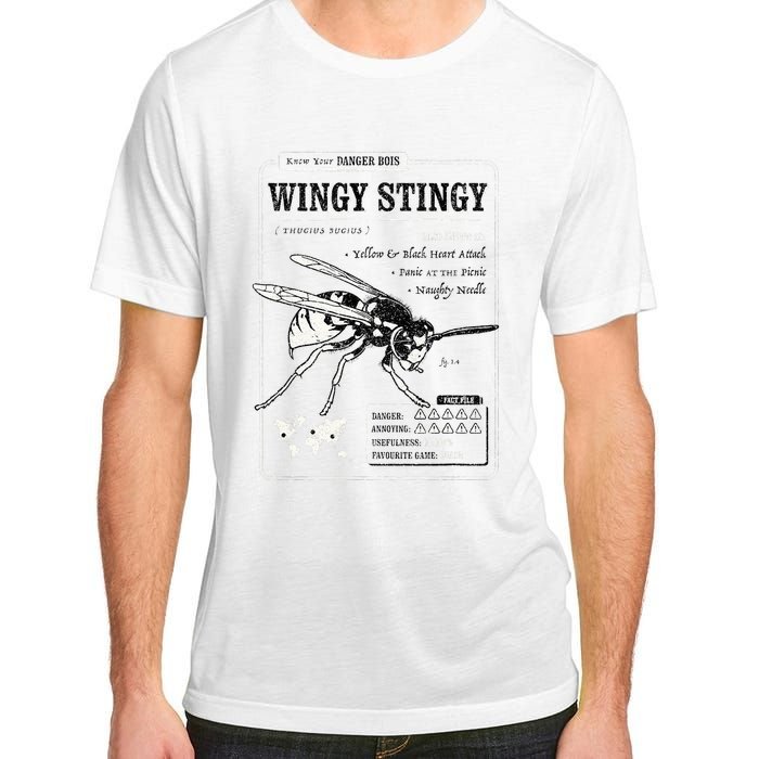 Wingy Stingy Funny Wasp print  Adult ChromaSoft Performance T-Shirt