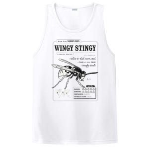 Wingy Stingy Funny Wasp print  PosiCharge Competitor Tank