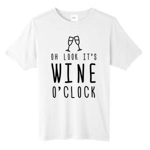 Wine Shirts Funny Mom Wife Gift Its Wine OClock Girl Tall Fusion ChromaSoft Performance T-Shirt