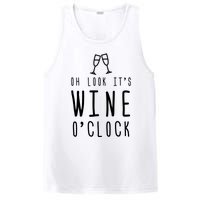 Wine Shirts Funny Mom Wife Gift Its Wine OClock Girl PosiCharge Competitor Tank