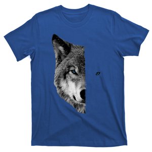 Wolf Split Face Wolf Magical Wolves T-Shirt