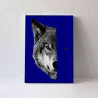 Wolf Split Face Wolf Magical Wolves Canvas