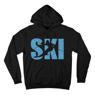 Winter Sport Family Skiers Skiing Downhill Alpine Skiing Hoodie