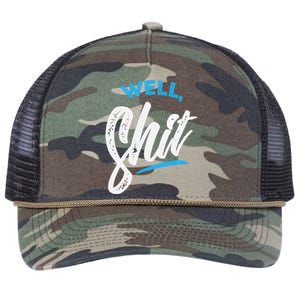 Well, Shit funny novelty Retro Rope Trucker Hat Cap