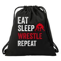 Wrestling Sport For Wrestling Lover Drawstring Bag