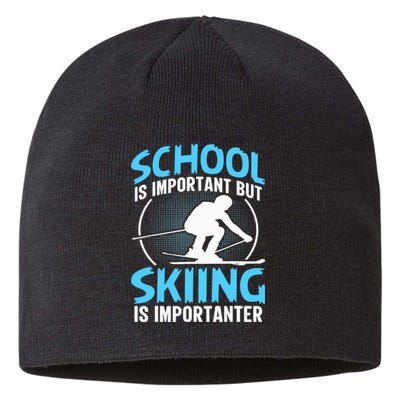 Winter Sport Family Skiers Skiing Downhill Alpine Skiing Sustainable Beanie