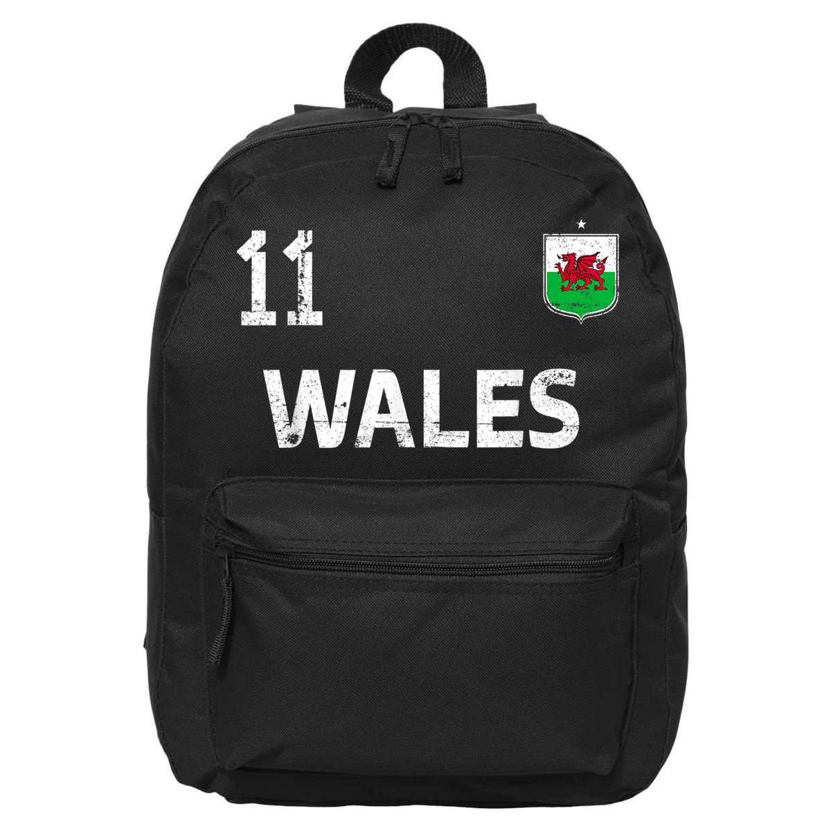 Wales Soccer Fans Jersey Welsh Flag Football Lovers 16 in Basic Backpack