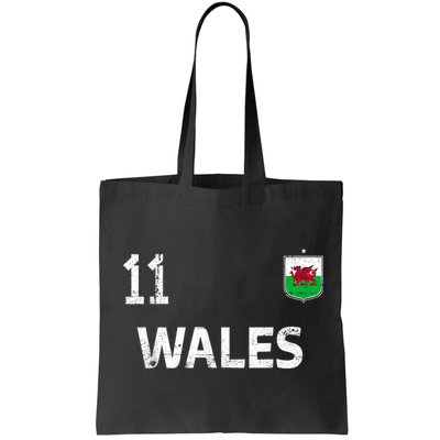 Wales Soccer Fans Jersey Welsh Flag Football Lovers Bag