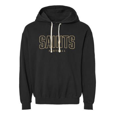 Women Saints Footballl Garment-Dyed Fleece Hoodie