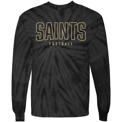 Women Saints Footballl Tie-Dye Long Sleeve Shirt