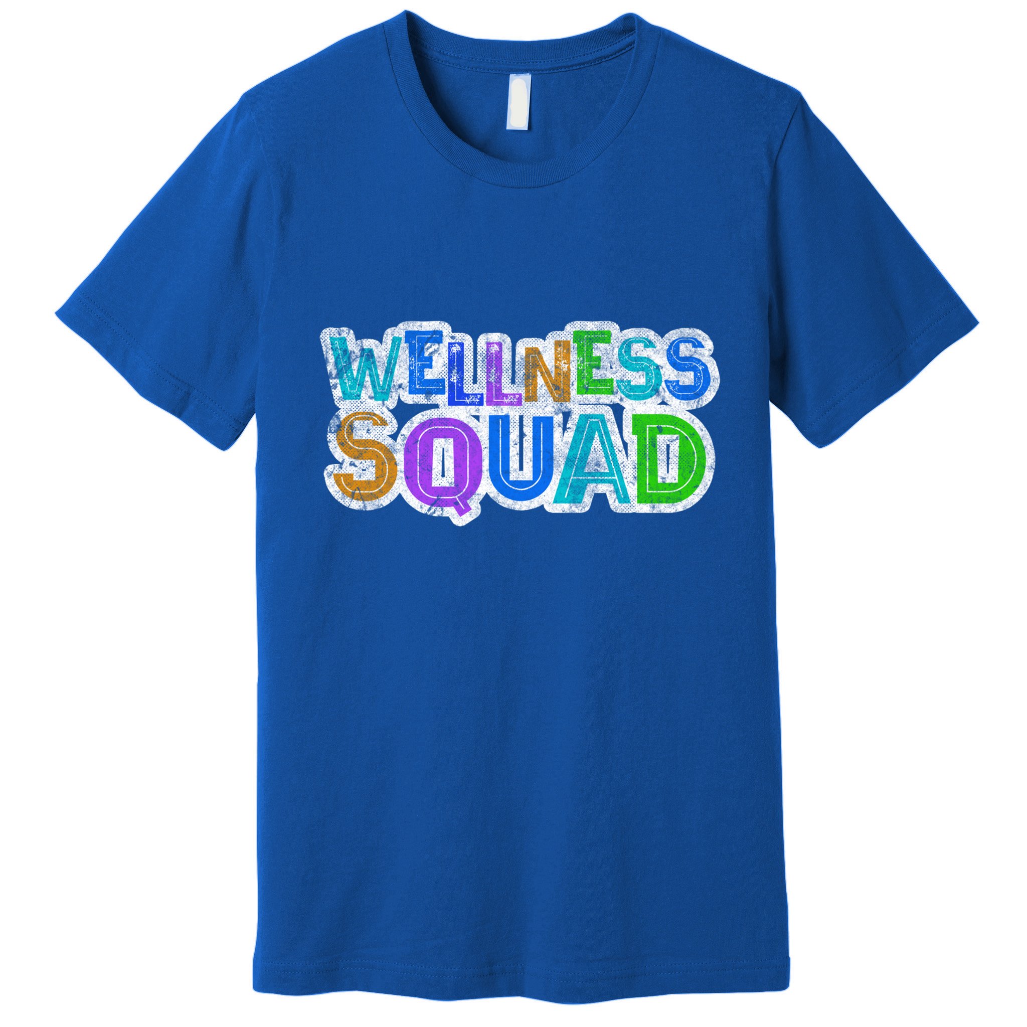 Wellness Squad Fitness Gym Crew Health Trainer Life Coach Funny Gift Premium T-Shirt