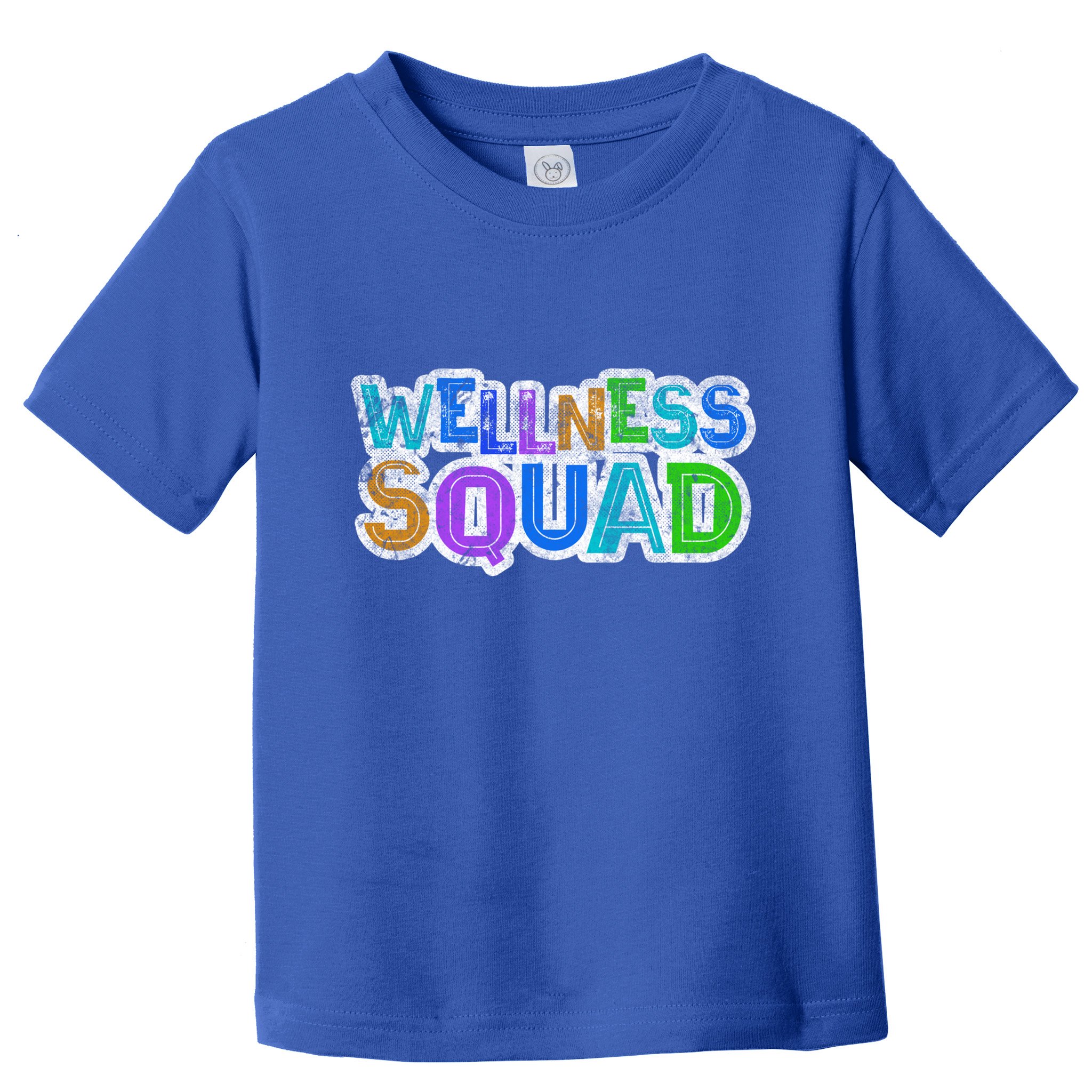 Wellness Squad Fitness Gym Crew Health Trainer Life Coach Funny Gift Toddler T-Shirt